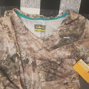 XL Cabela's Outfit Her Camo Shirt -Western Zone